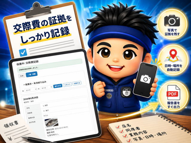 交際費記録ではなく、交際費証拠管理へ。小さな会社の業務記録をAIで整える第一歩