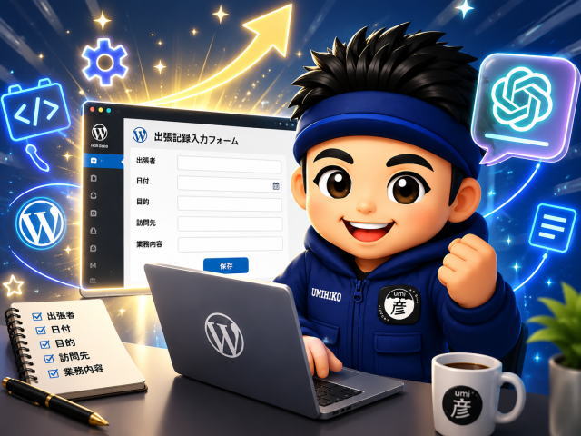 出張記録をChatGPTで自作プラグイン化｜Googleドキュメント管理を卒業して業務効率が大きく変わった話