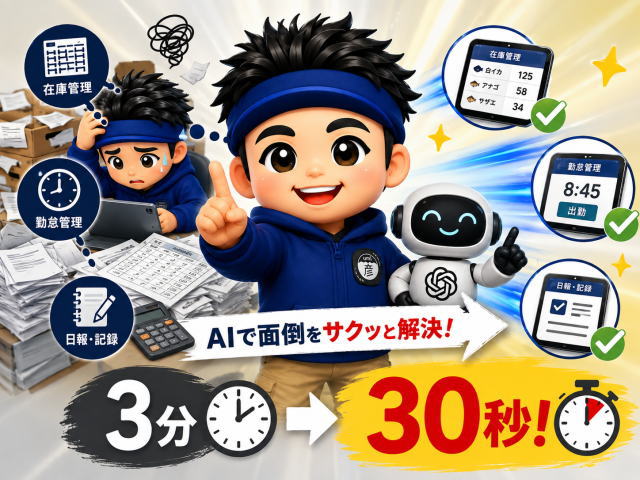在庫管理はもっと簡単でいい。ChatGPTで「タブレットで使える在庫管理プラグイン」を自作した話