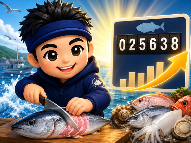 魚を何匹捌いたか見える化したくて「魚さばきカウンター」を自作した話
